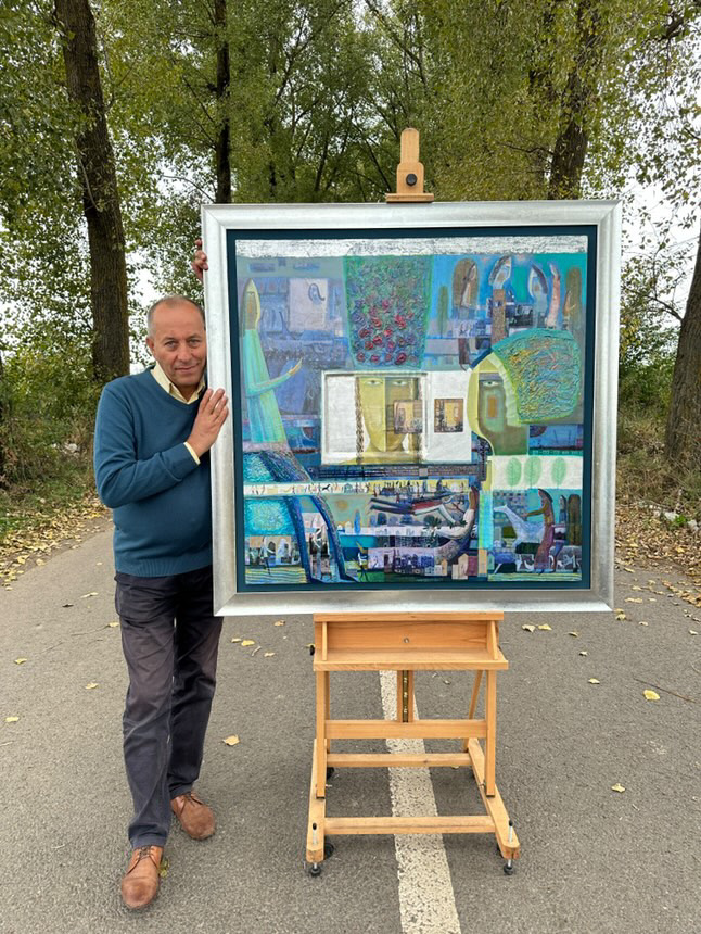 Portrait of Roman Opalinsky, who works in the Painting style (Городок, Ukraine) Photo 2 of 2.