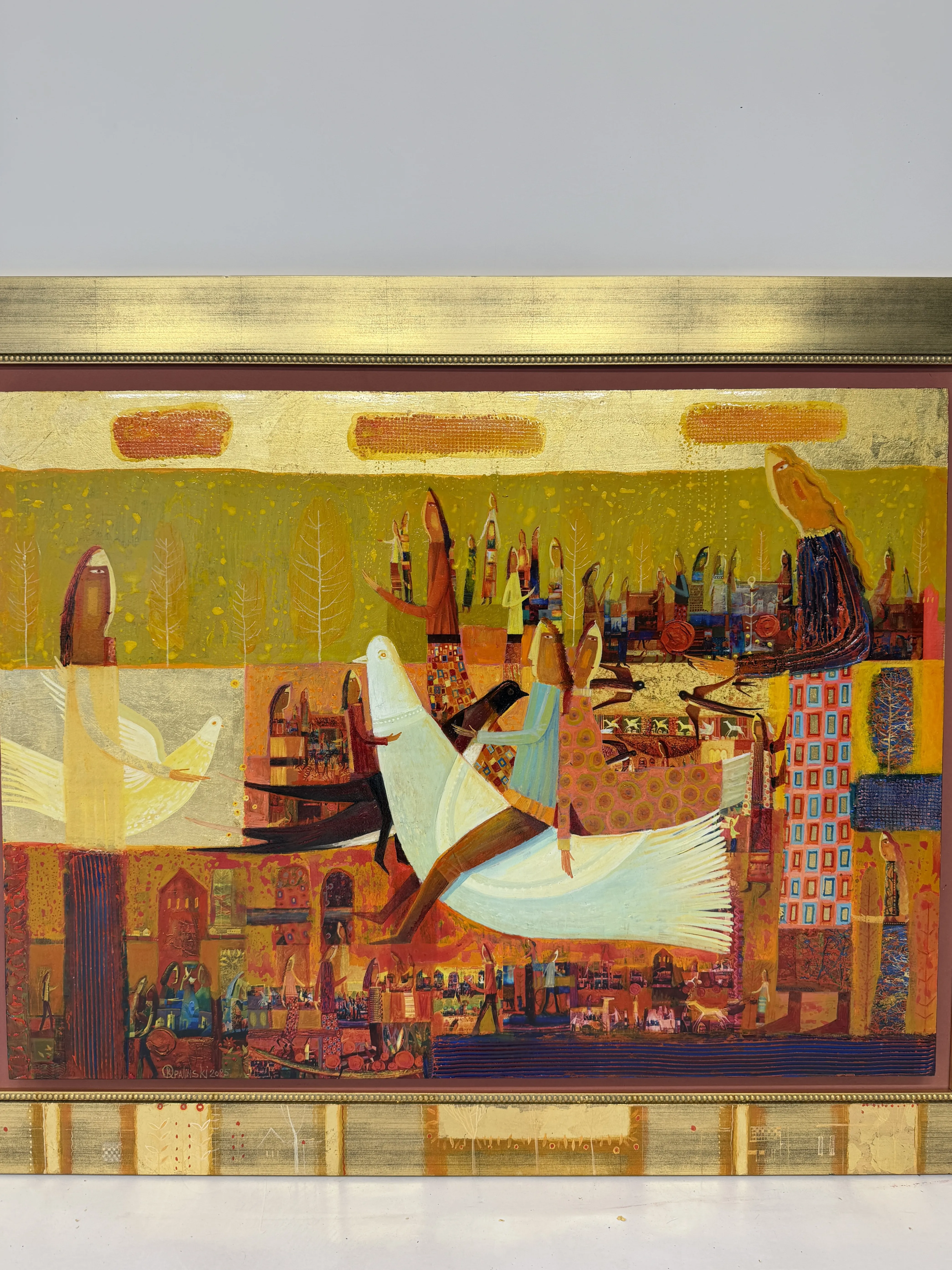 Image of Rider on a White Dove by Roman Opalinsky, size: 105x82, made of oil/wood, Painting medium, from Horodok, priced at $4000 (≈ 179,204 грн) Photo 4 of 7.