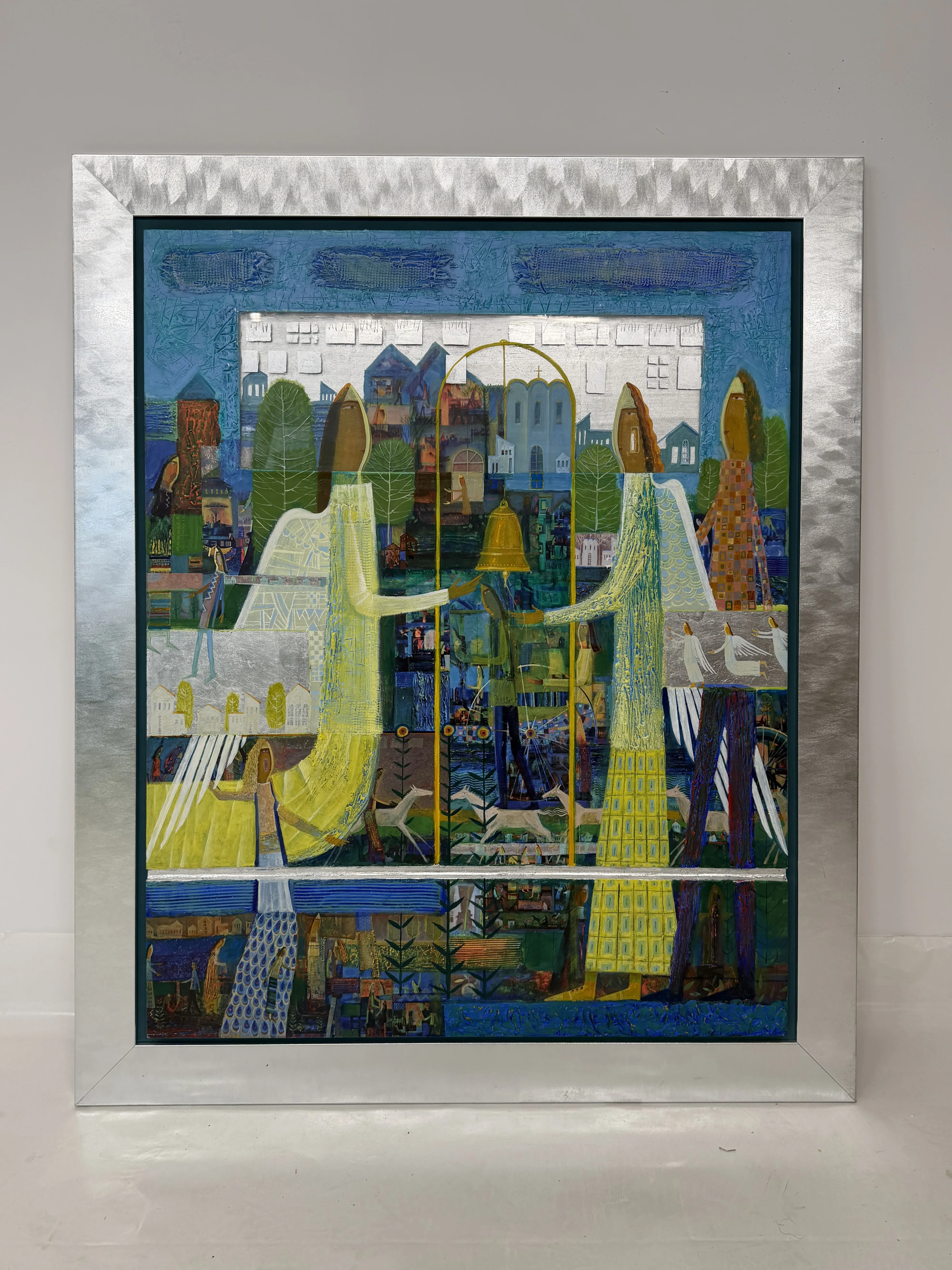 Зображення "Дзвонарі" від Роман Опалинський, розмір: 119x99cm, матеріали: олія/дерево, медіум: Живопис, місто: Городок, ціна: $4000 (≈ 179 204 грн) Фото 5 з 9.