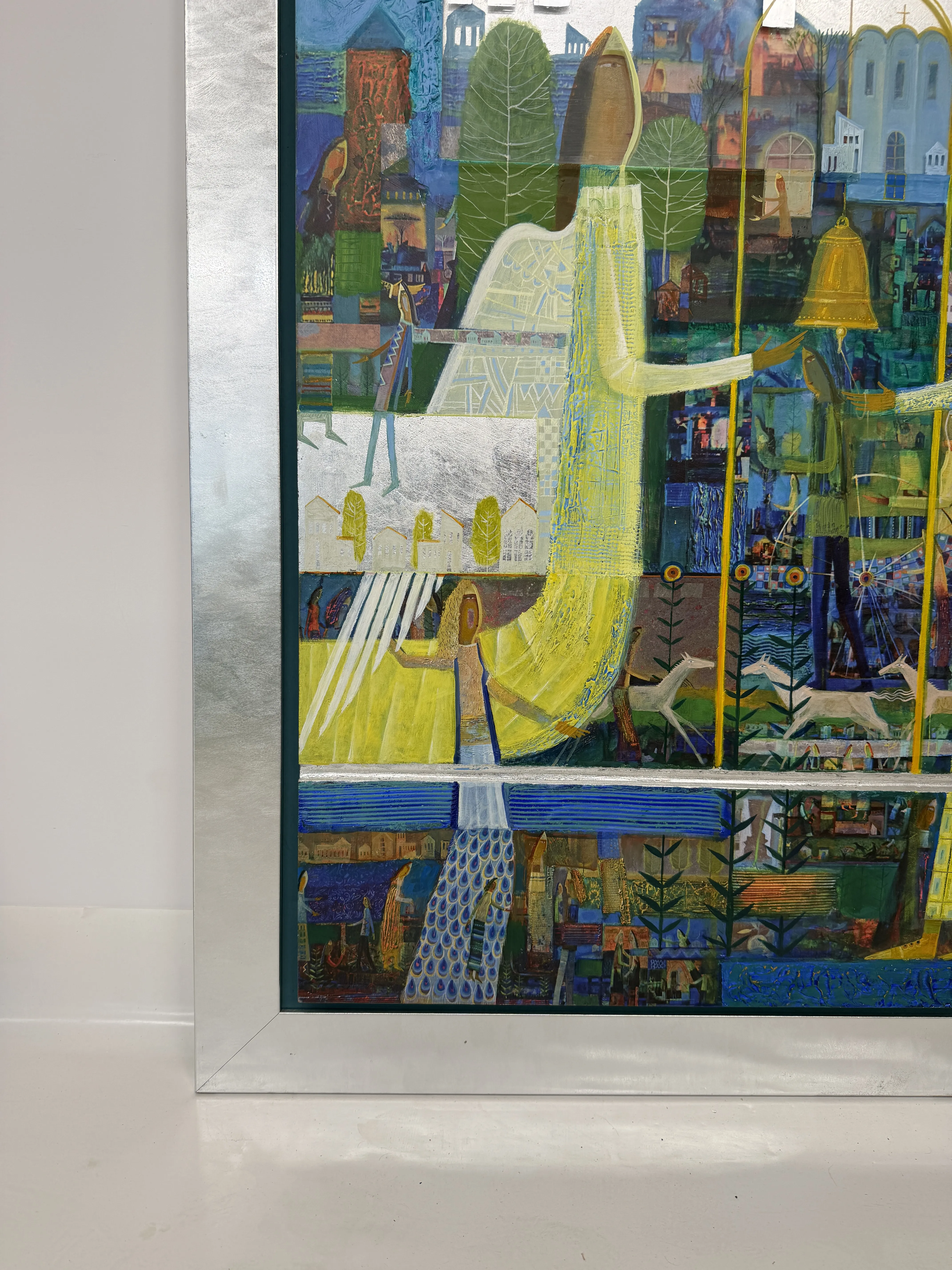 Image of Bell Ringers by Roman Opalinsky, size: 119x99cm, made of oil on wood, Painting medium, from Horodok, priced at $4000 (≈ 179,204 грн) Photo 9 of 9.