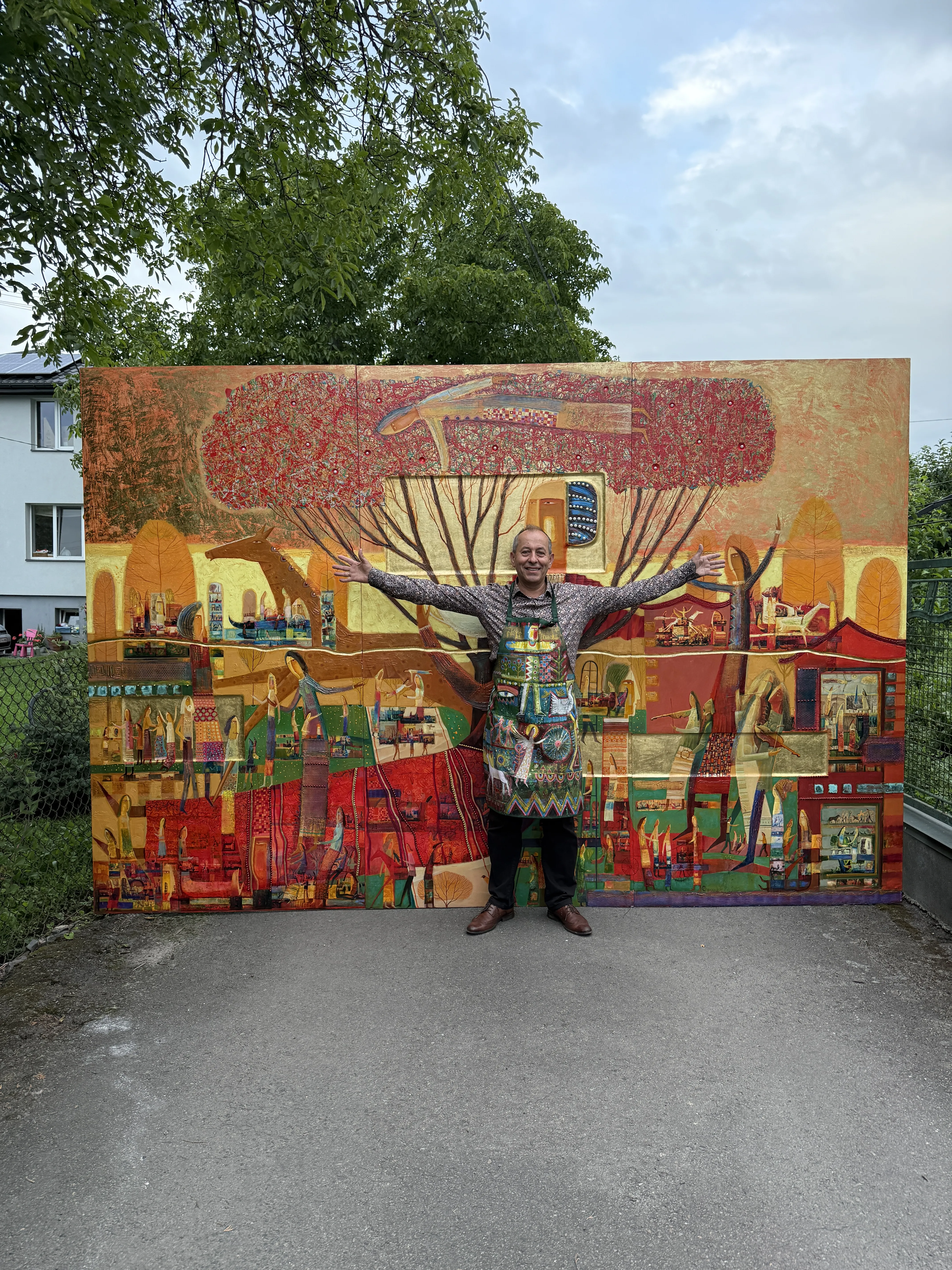 Obraz Тутове дерево autorstwa Roman Opaliński, rozmiar: 375x250cm, wykonany z олія/дерево, medium Malarstwo, z Городок, cena: $35000 (≈ 1 568 032 грн) Zdjęcie 2 z 19.