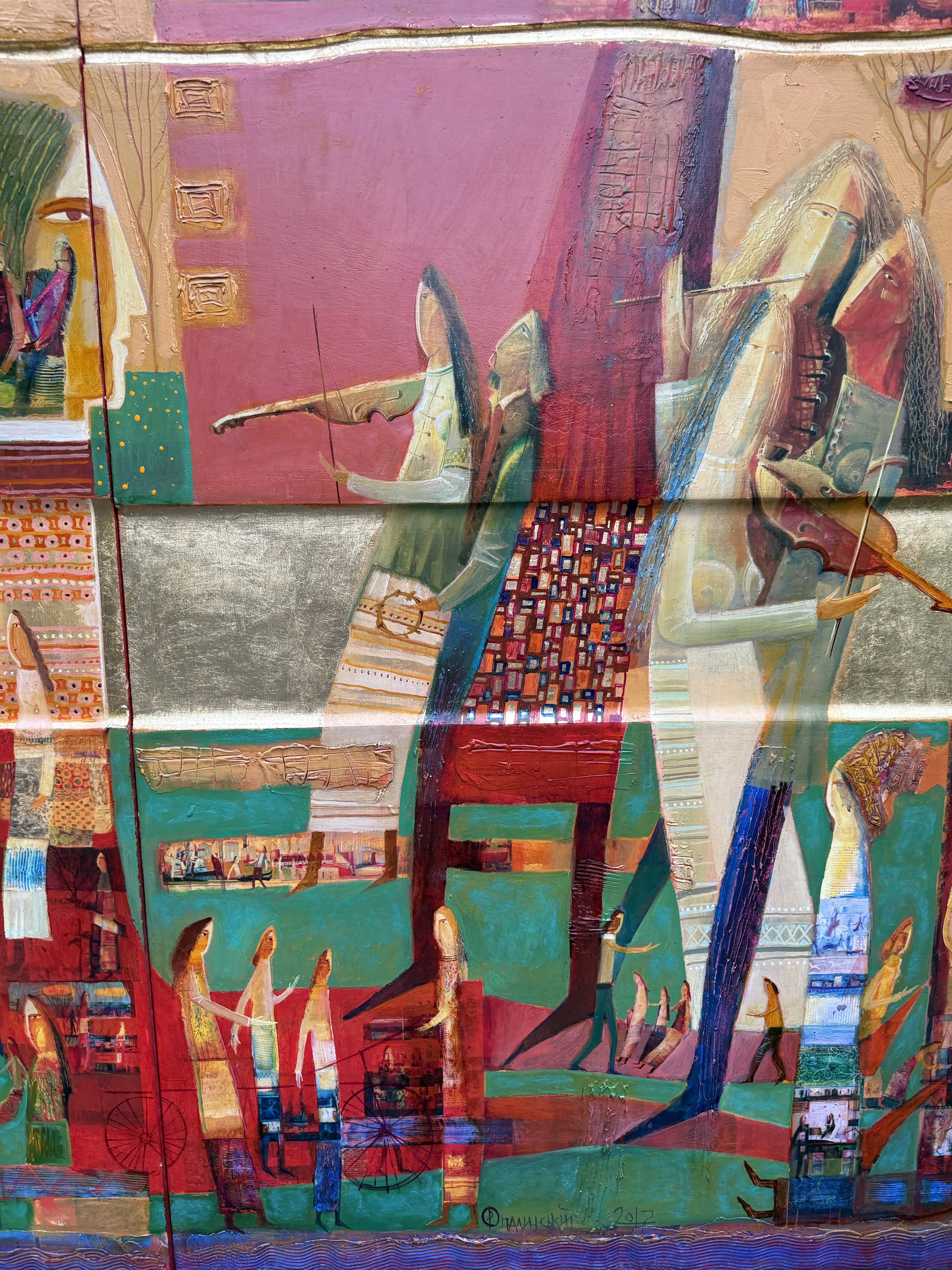 Image of Mulberry Tree by Roman Opalinsky, size: 375x250cm, made of oil on wood, Painting medium, from Horodok, priced at $35000 (≈ 1,568,032 грн) Photo 18 of 19.