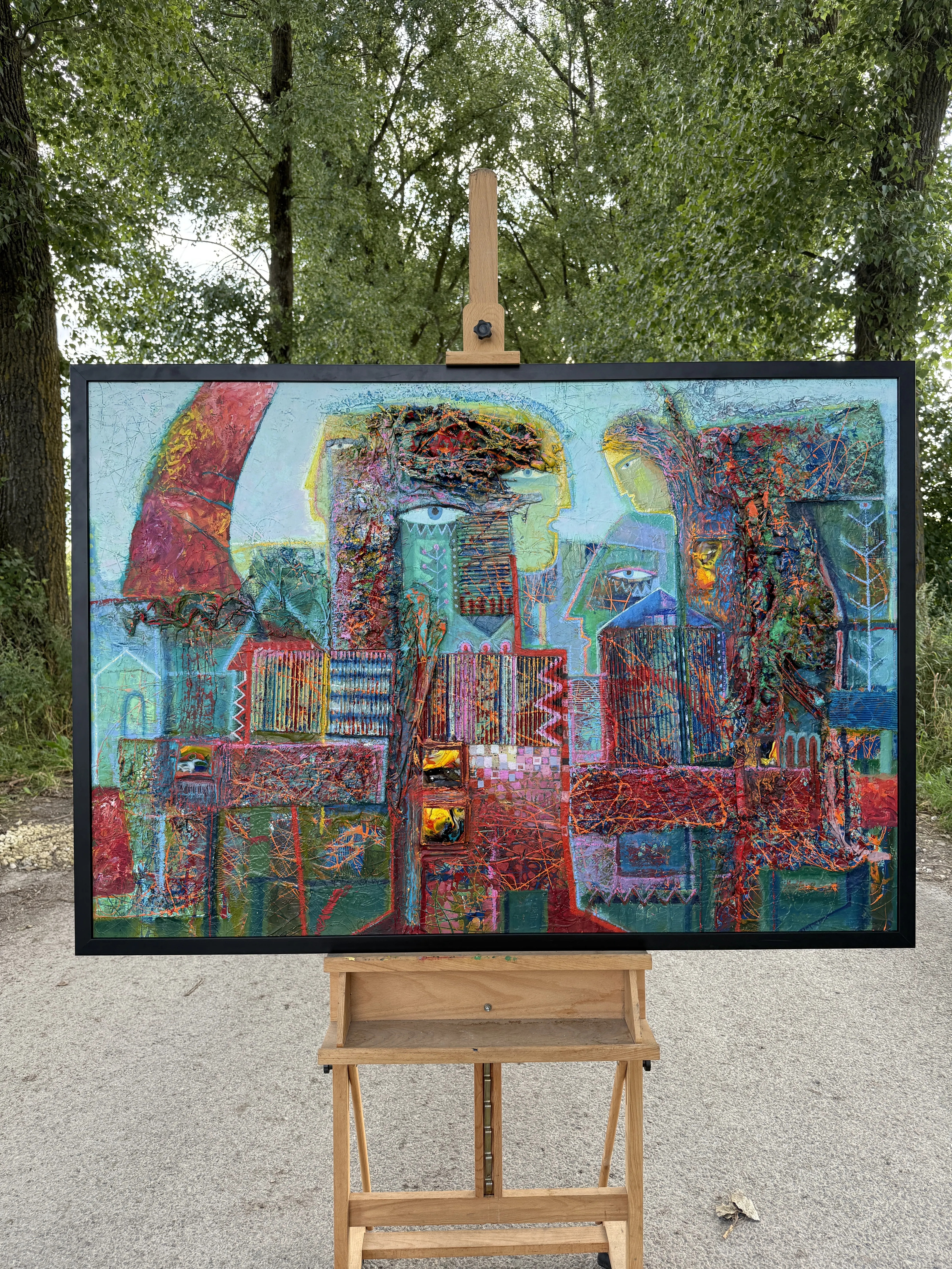 Image of Affinity by Roman Opalinsky, size: 150x105cm, Painting medium, from Horodok, priced at $4000 (≈ 179,204 грн) Photo 1 of 20.