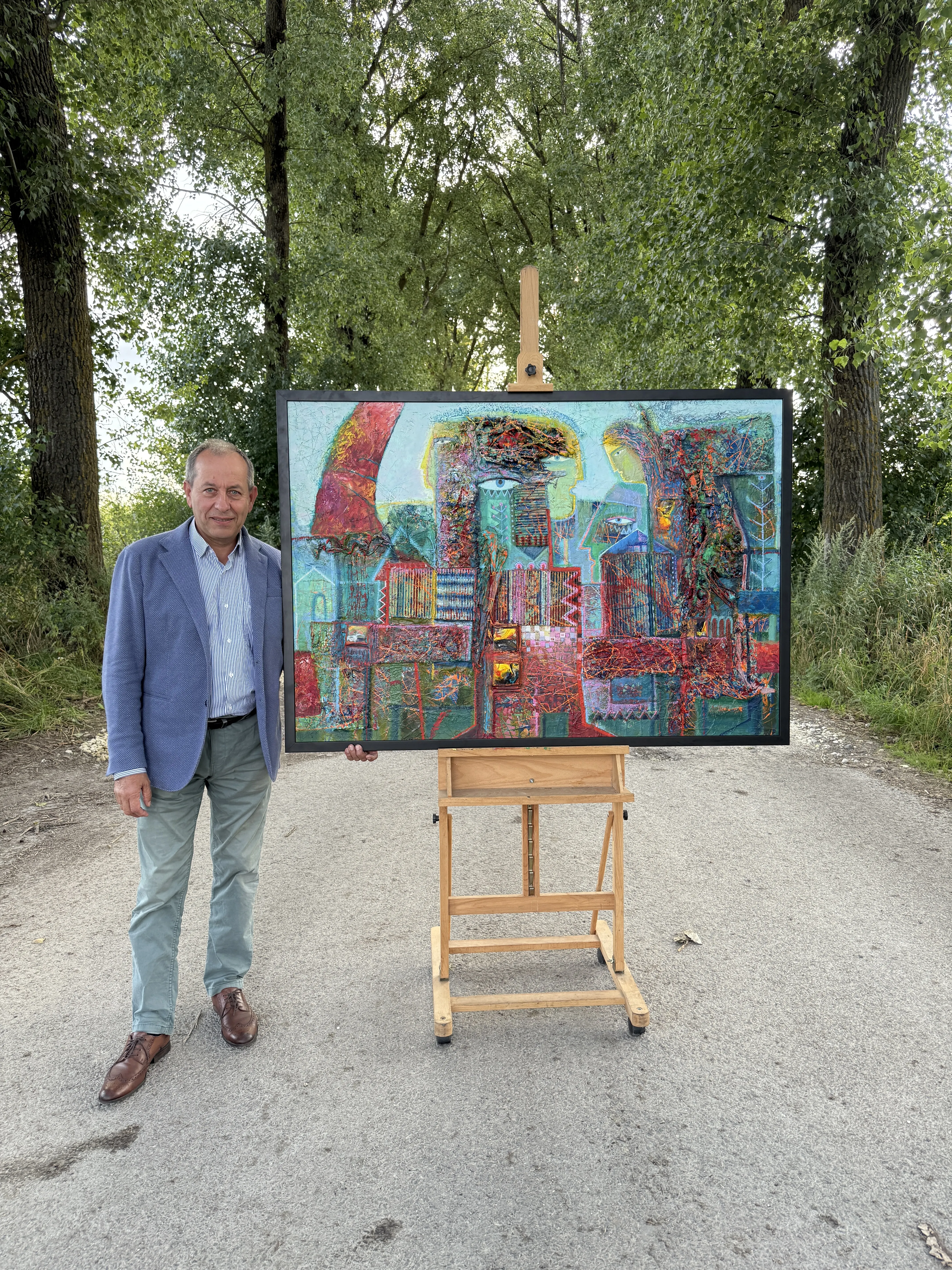 Зображення "Спорідненість" від Роман Опалинський, розмір: 150x105cm, медіум: Живопис, місто: Городок, ціна: $4000 (≈ 179 204 грн) Фото 2 з 20.