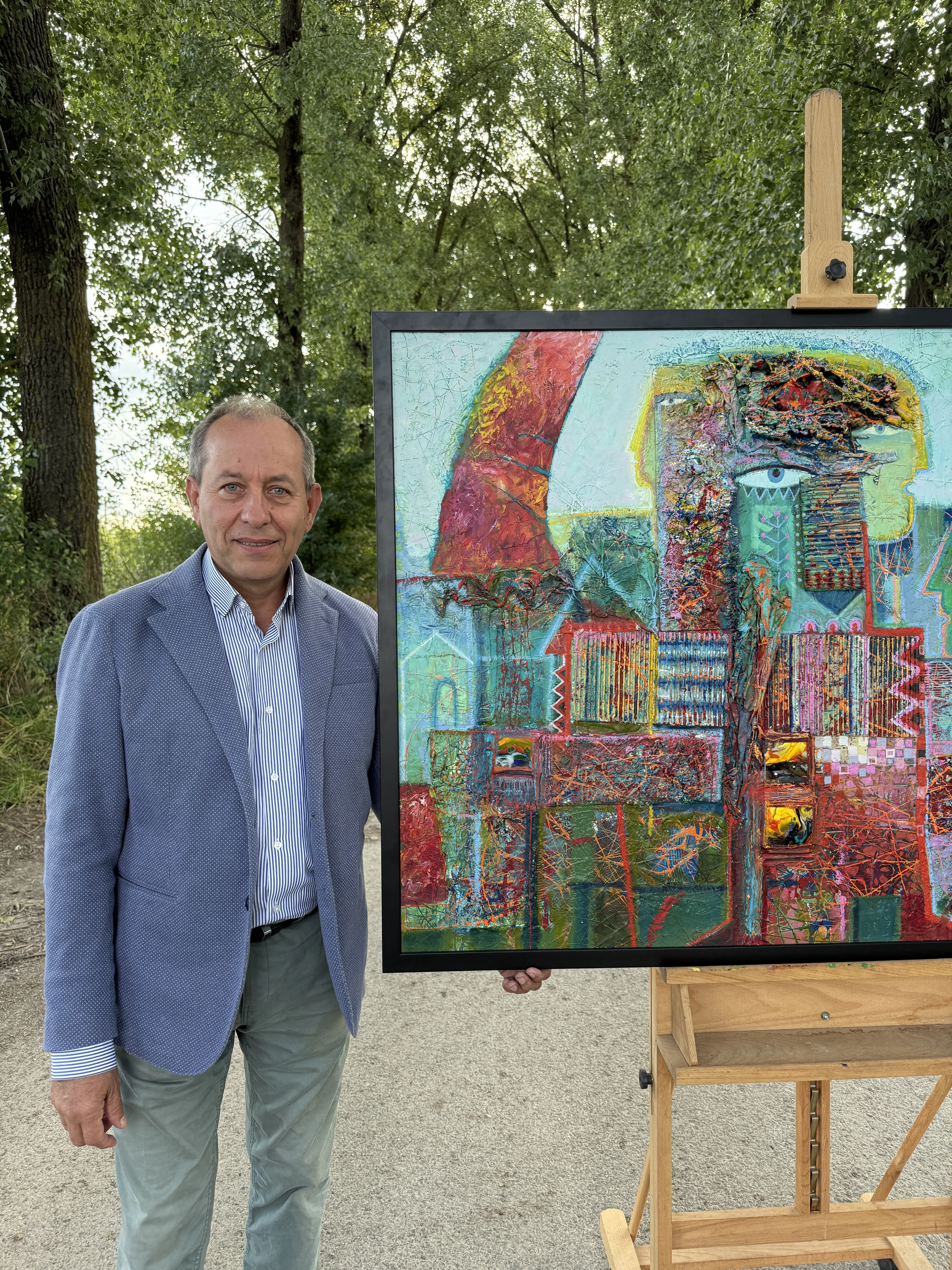Obraz Спорідненість autorstwa Roman Opaliński, rozmiar: 150x105cm, medium Malarstwo, z Городок, cena: $4000 (≈ 179 204 грн) Zdjęcie 3 z 20.