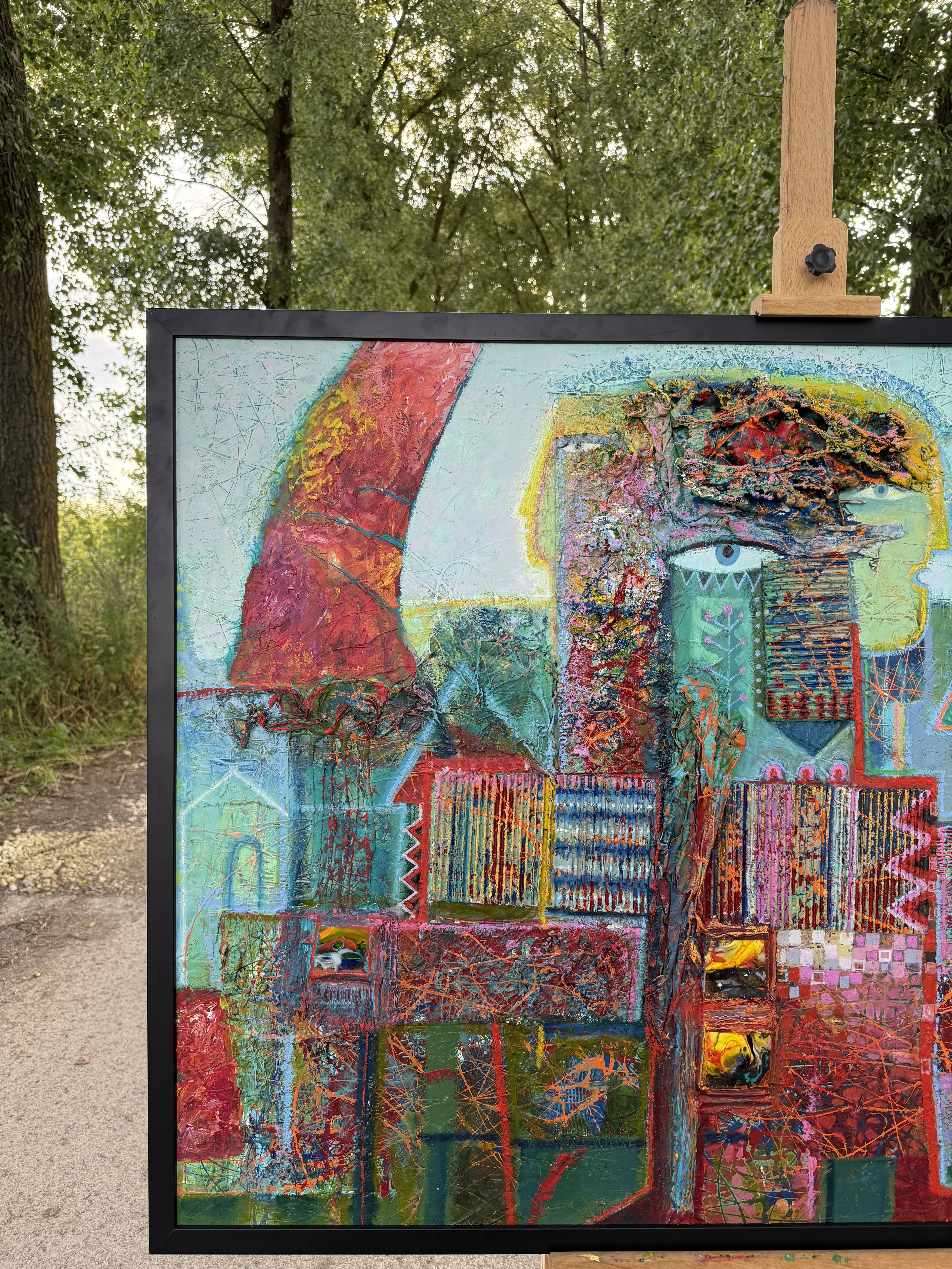 Image of Affinity by Roman Opalinsky, size: 150x105cm, Painting medium, from Horodok, priced at $4000 (≈ 179,204 грн) Photo 4 of 20.