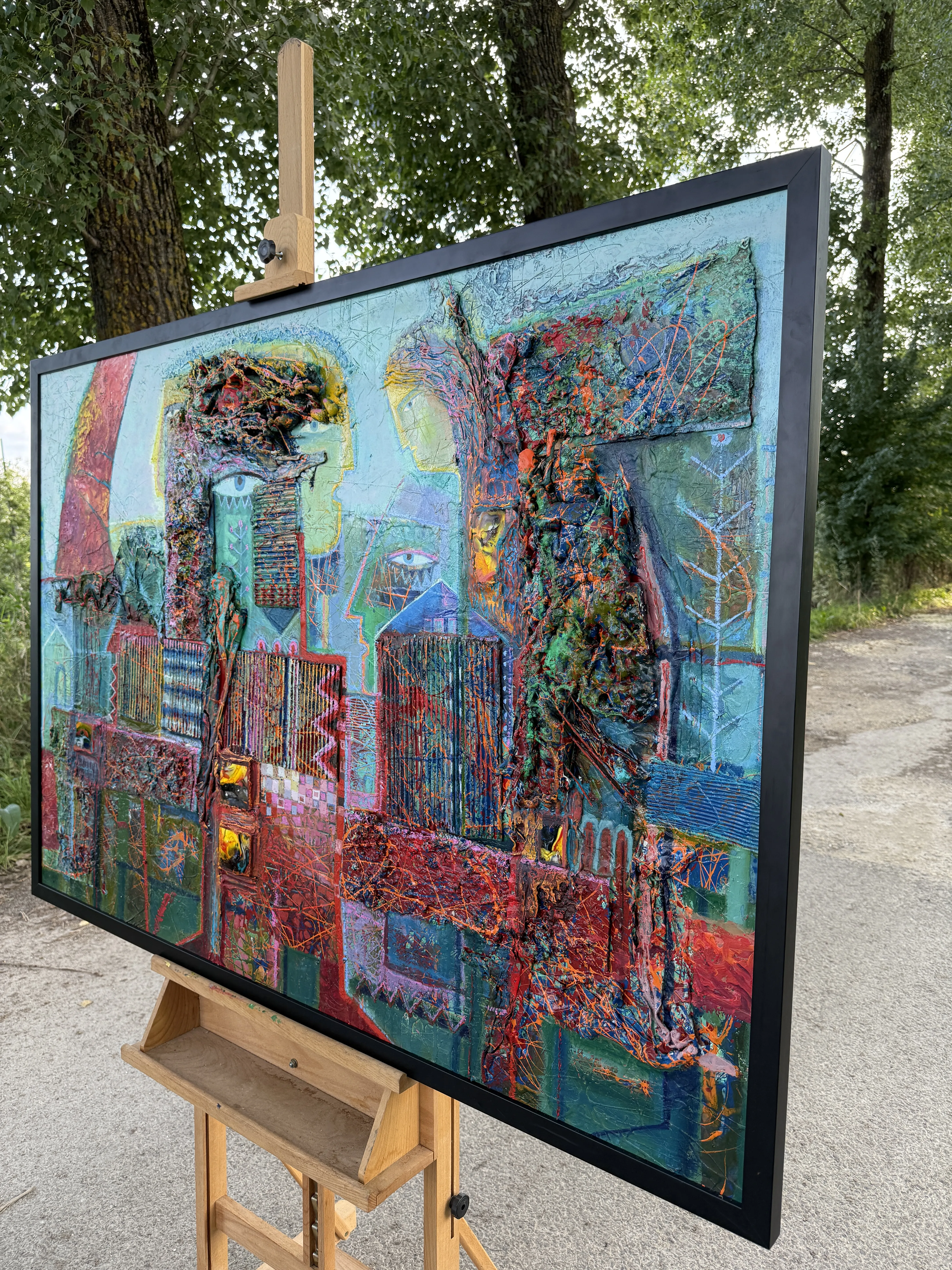 Зображення "Спорідненість" від Роман Опалинський, розмір: 150x105cm, медіум: Живопис, місто: Городок, ціна: $4000 (≈ 179 204 грн) Фото 9 з 20.
