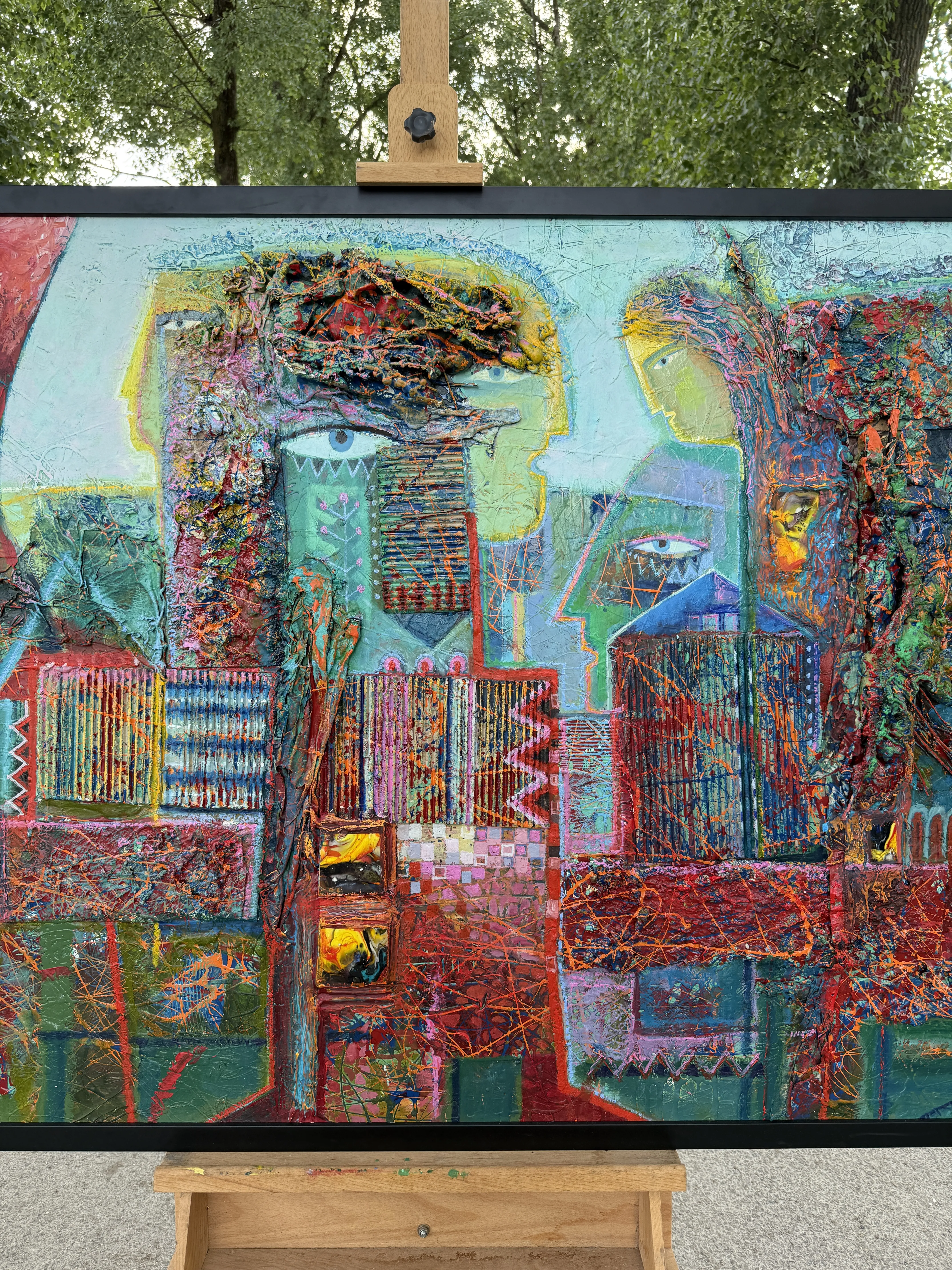 Зображення "Спорідненість" від Роман Опалинський, розмір: 150x105cm, медіум: Живопис, місто: Городок, ціна: $4000 (≈ 179 204 грн) Фото 20 з 20.