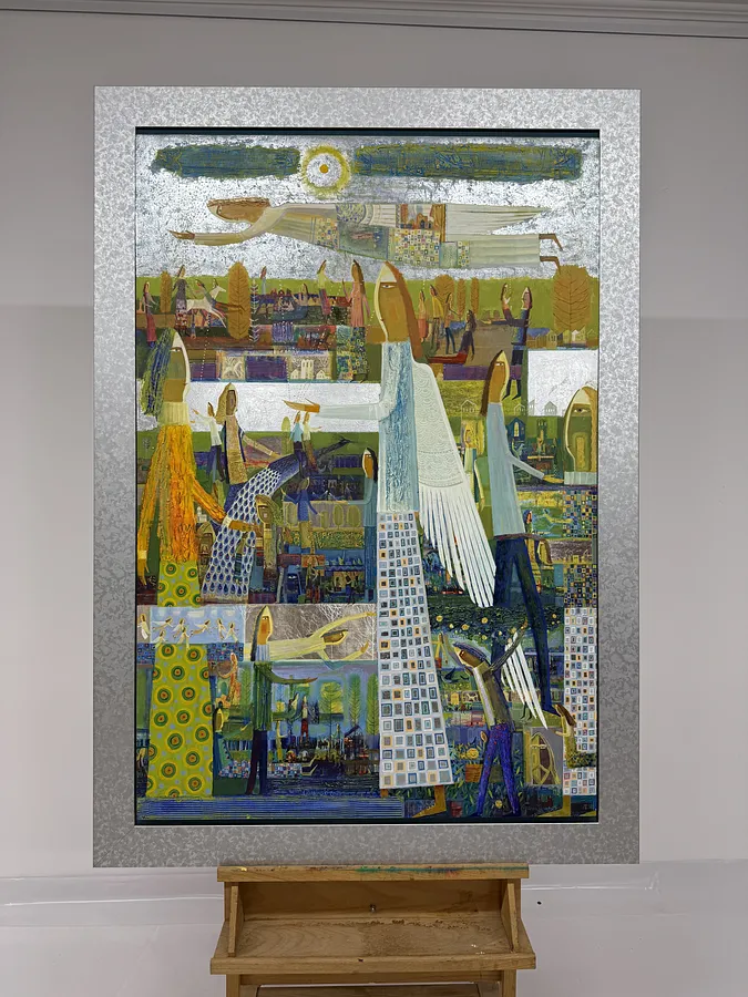 Image of Guardian of the Sky by Roman Opalinsky, size: 144x101cm, made of oil on wood, from Horodok, priced at $6000 (≈ 268,805 грн)