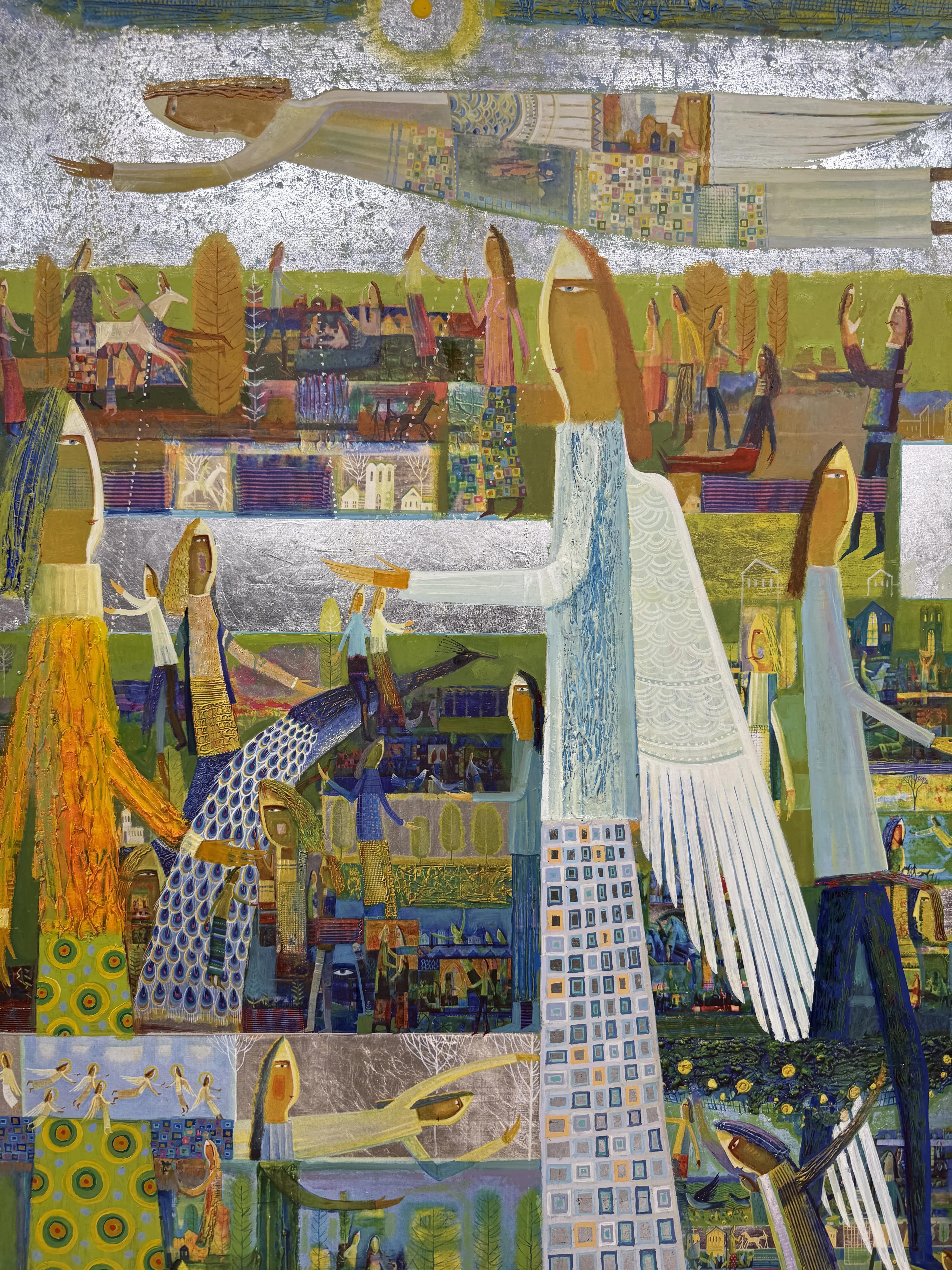 Image of Guardian of the Sky by Roman Opalinsky, size: 144x101cm, made of oil on wood, from Horodok, priced at $6000 (≈ 268,805 грн) Photo 4 of 5.