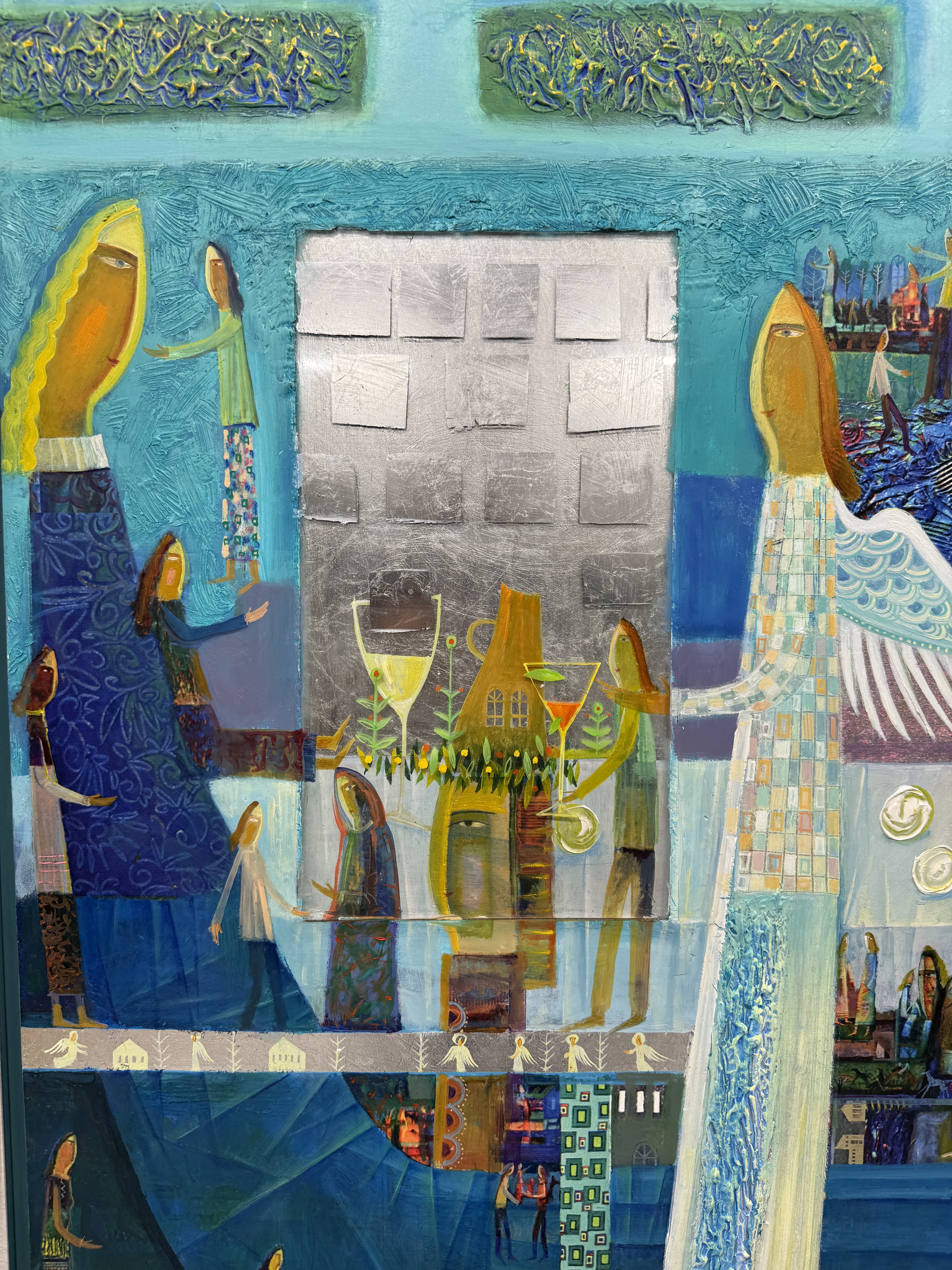 Image of Dinner time by Roman Opalinsky, size: 119x99cm, made of oil/wood, Painting medium, from Horodok, priced at $4000 (≈ 179,204 грн) Photo 4 of 6.